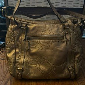 Coach Antique Gold Satchel